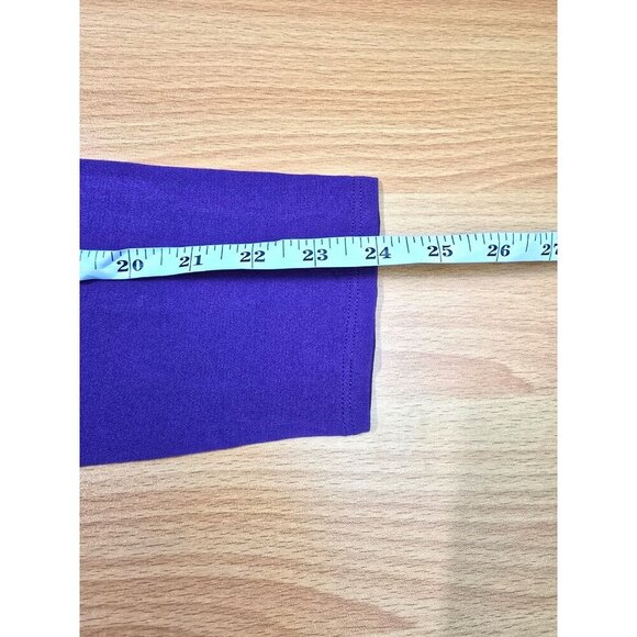 Eileen Fisher Turtleneck Sweater Silk L Purple Basics Layering Breathable Comfy - Picture 5 of 14